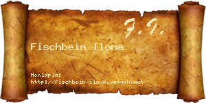 Fischbein Ilona névjegykártya